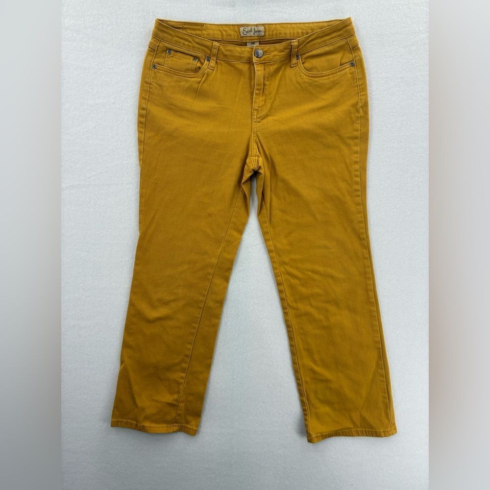 20 For $20 Earl Jeans Women's Bootleg Mustard Denim Jeans size 14P